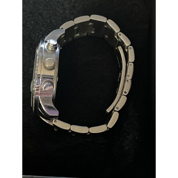 Silpada Finishing Touch Watch Stainless Steel Cubic Zirconia Retired Plus Links - Picture 4 of 10